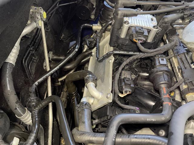 滋賀　VW「ポロ」のオイル漏れ修理