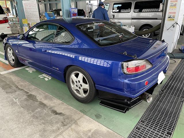 滋賀　シルビア(S15)の車検＆整備とオイル全交換