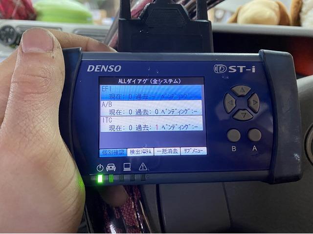 滋賀　ムーヴ コンテの車検＆整備とOBD診断