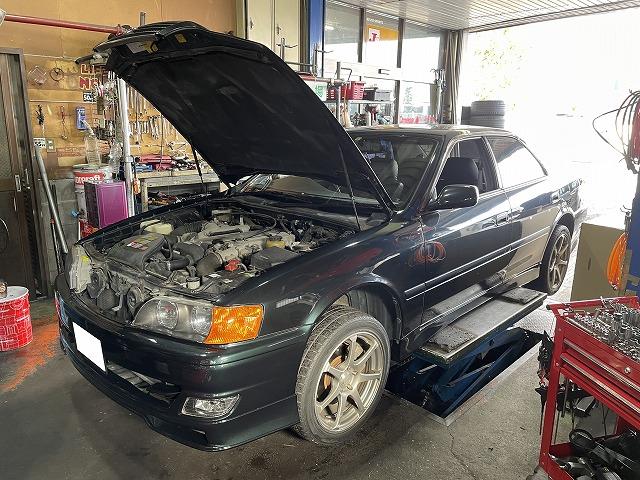 滋賀　チェイサー（JZX100）のタイミングベルト一式交換