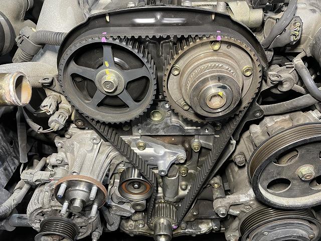 滋賀 チェイサー（JZX100）のタイミングベルト一式交換｜グー
