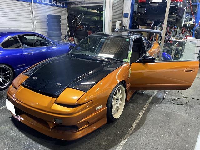 滋賀　180SXのパワーFCのセッティング