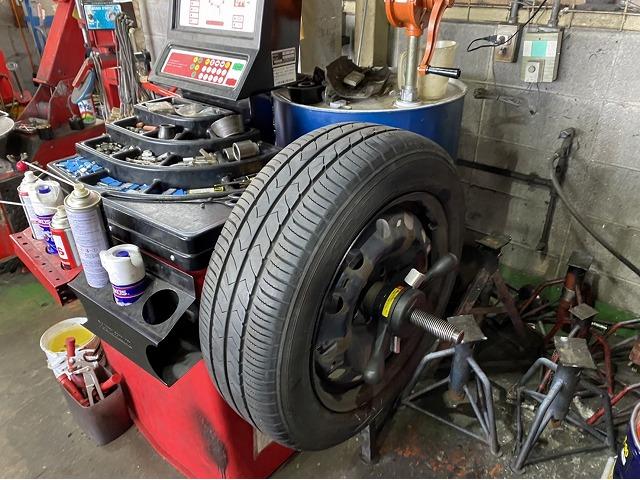 滋賀　輸入車「ＶＷポロ」の持ち込みタイヤ交換4本