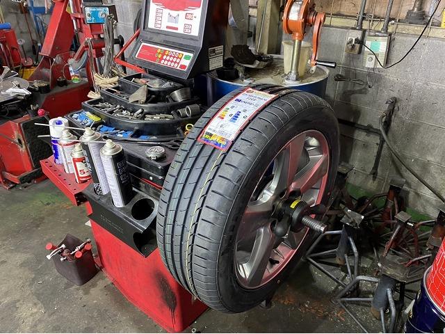 滋賀　持ち込みタイヤ交換4本(18インチ)