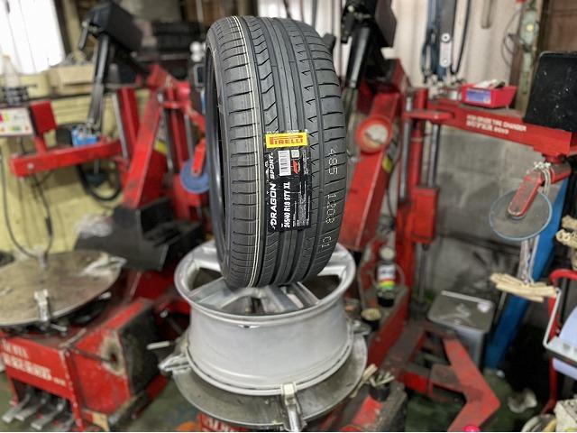 滋賀　アウディの持ち込みタイヤ交換4本（18インチ）
