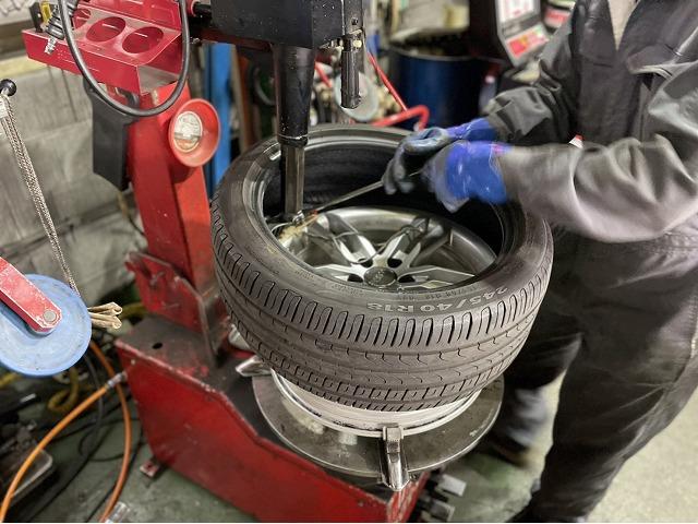 滋賀　アウディの持ち込みタイヤ交換4本（18インチ）