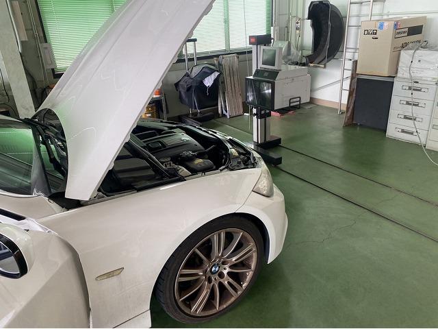 滋賀オートライフハノ　輸入車「BMW325i」(E90)の車検＆整備とOBD診断
