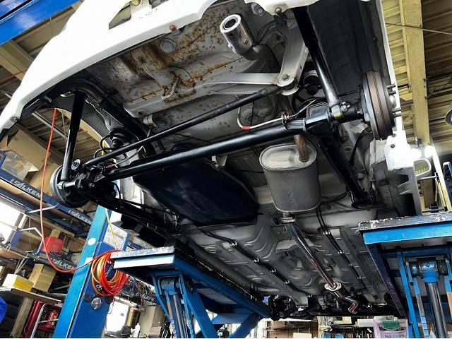 滋賀オートライフハノ　MRワゴン(MF21S)の車検＆整備と構造変更（5ナンバーから４ナンバー貨物）