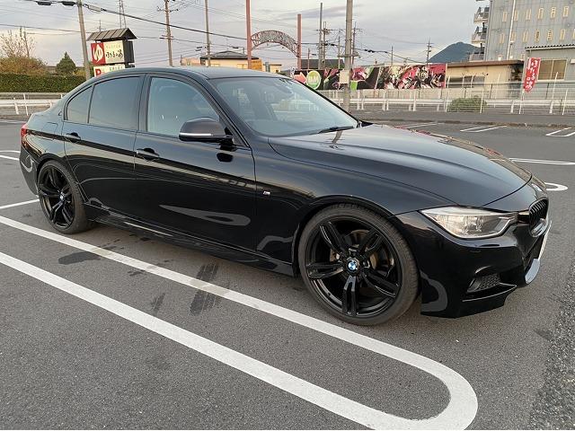 滋賀オートライフハノ　輸入車「BMW320d」(F30)の持ち込みダウンサス取付（アイバッハ）