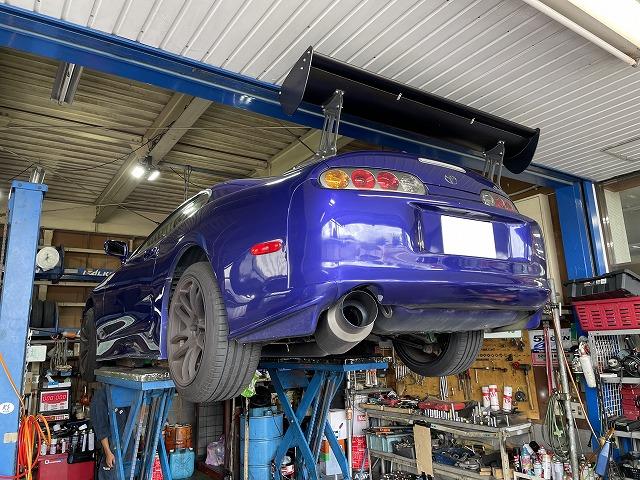 滋賀オートライフハノ スープラ(JZA80)のクラッチオーバーホール 滋賀オートライフハノ スープラ(JZA80)のクラッチオーバーホール