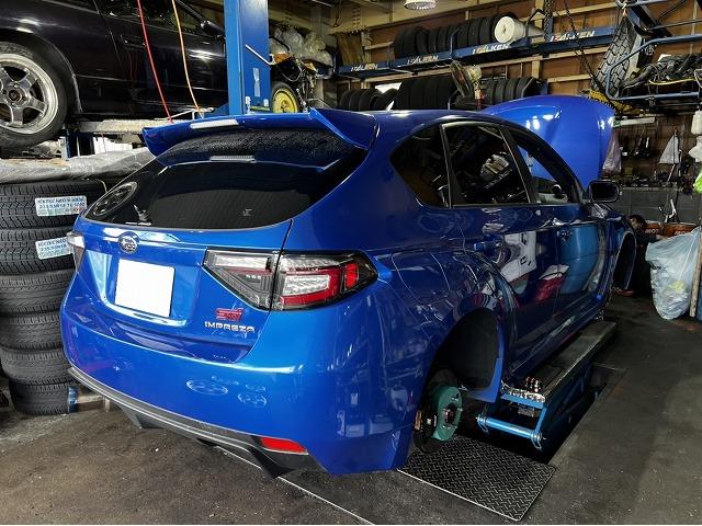 滋賀オートライフハノ インプレッサWRX STI(GRB)の車検&整備と 滋賀オートライフハノ インプレッサWRX STI(GRB)の車検&整備と