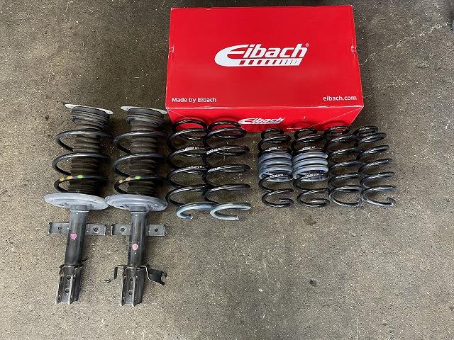 滋賀オートライフハノ　輸入車「ルノー ルーテシア」の持ち込みダウンサス取付（アイバッハ）