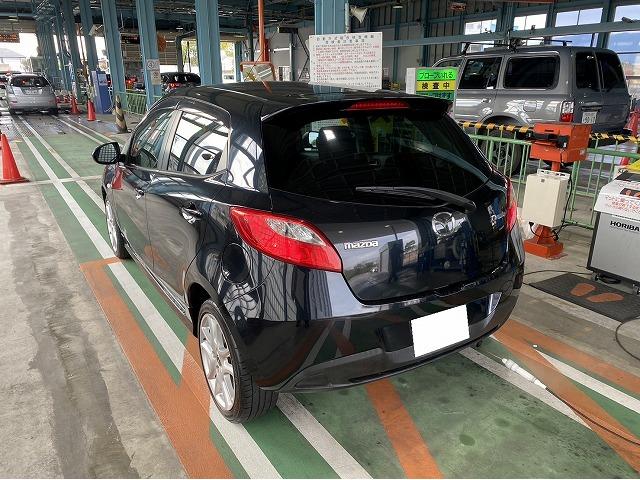 滋賀オートライフハノ　マツダ「デミオ」の車検＆整備とオイル交換