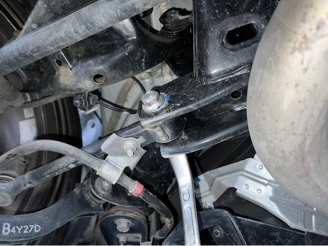 滋賀オートライフハノ　スバル「ＷＲＸ」(VAB)の持ち込み車高調取付＆4輪アライメント調整