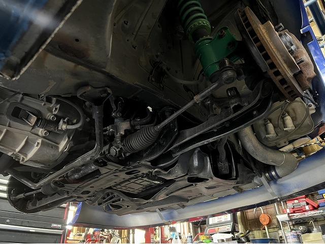 滋賀オートライフハノ　シルビア(S15)の車検＆整備と構造変更（車幅変更）