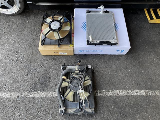 滋賀オートライフハノ ダイハツ「タント」(L375S)のラジエター 滋賀オートライフハノ ダイハツ「タント」(L375S)のラジエター
