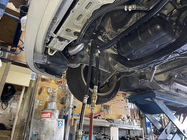 滋賀オートライフハノ　アリスト Ｖ(JZS161)の車検＆整備とオイル全交換