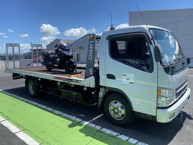 滋賀オートライフハノ　カワサキ「エプシロン250」のロードサービスとセルモーター交換