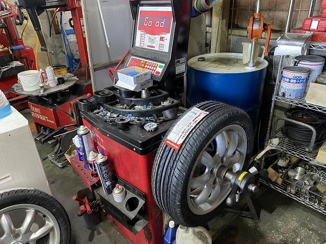 滋賀オートライフハノ　ダイハツ「コペン」の持込タイヤ交換４本(直送)