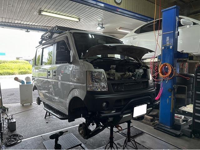 滋賀オートライフハノ スズキ「エブリィ」(DA64W)の車検&整備(4 滋賀オートライフハノ スズキ「エブリィ」(DA64W)の車検&整備(4