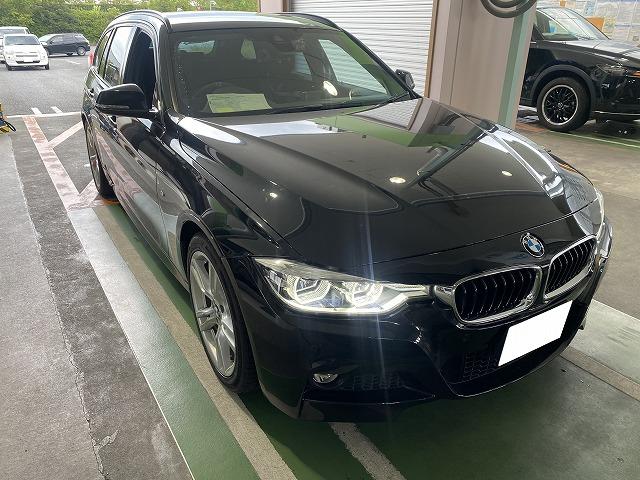 滋賀オートライフハノ　輸入車「BMW320d」の車検＆整備と持込タイヤ交換