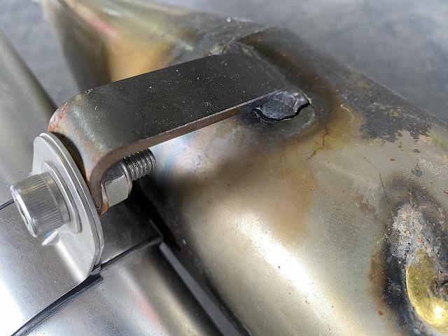 滋賀オートライフハノ　バイクのマフラー(チャンバー)溶接修理