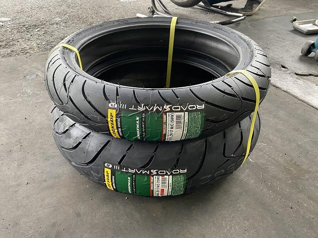 ゼファー1100純正ホイール&タイヤ