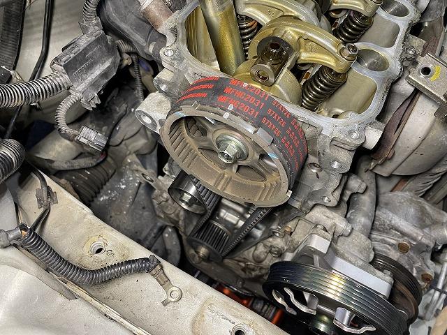 滋賀オートライフハノ　ホンダ「ライフ」(JC1)のタイミングベルト一式交換