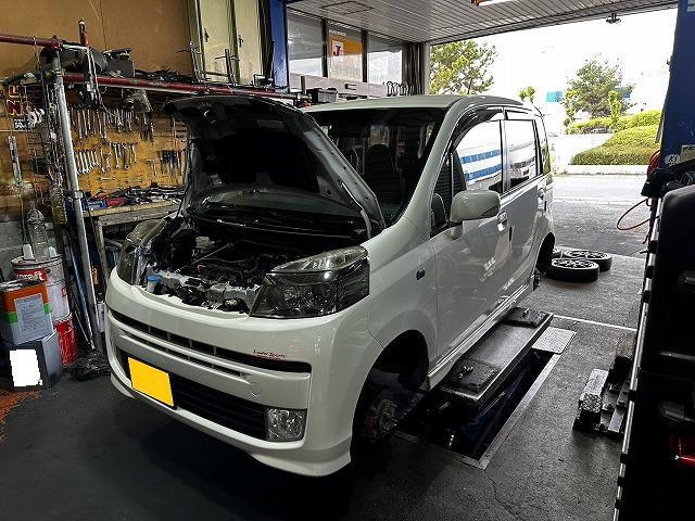 滋賀オートライフハノ　ホンダ「ライフ」(ＪＣ１)の車検＆整備とプラグ交換