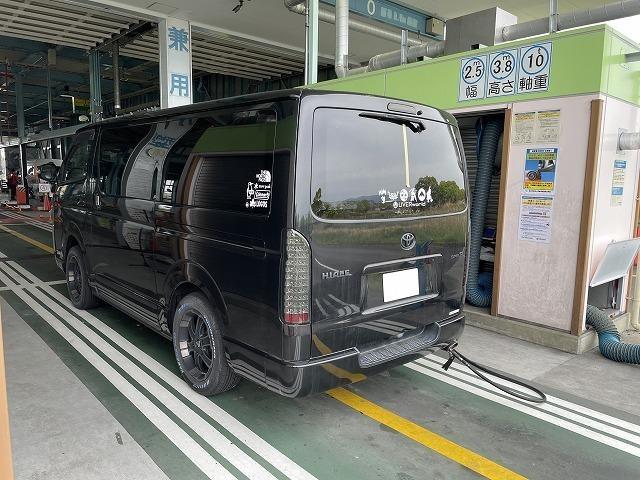 滋賀オートライフハノ　トヨタ「ハイエース」(200系)の車検＆整備とオイル交換