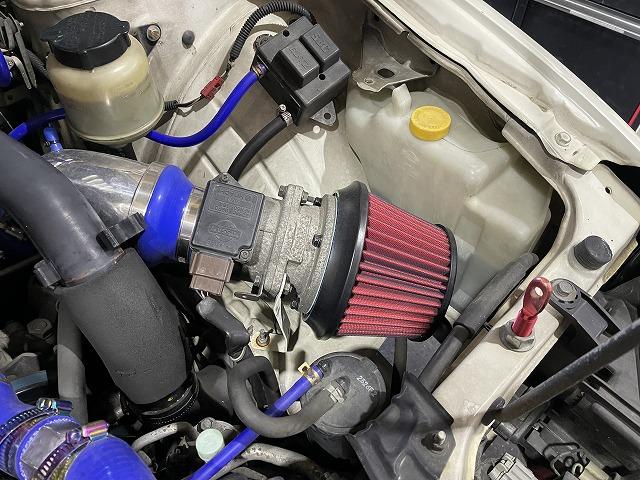 滋賀オートライフハノ　S15シルビアのインジェクター＆Ｒ３５エアフロ交換とパワーFCのセッティング