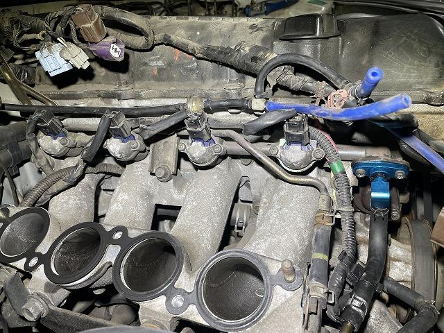 滋賀オートライフハノ シルビアS15のタービン交換(東名T400M 滋賀オートライフハノ シルビアS15のタービン交換(東名T400M