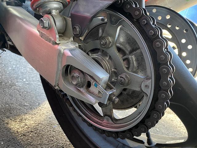 滋賀オートライフハノ　バイク「ホンダ CB400SF」(NC39)の車検＆整備とオイル交換