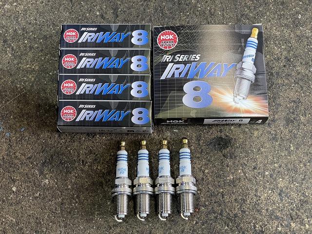 滋賀オートライフハノ　スバル「インプレッサWRX STI」(GDB)のプラグ交換　NGKイリウェイ