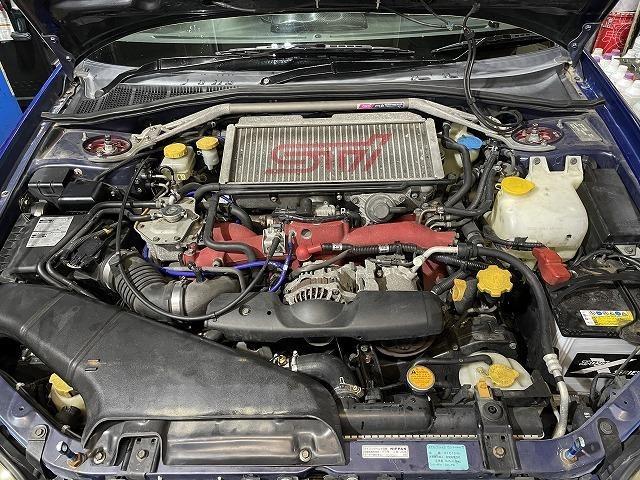 滋賀オートライフハノ　スバル「インプレッサWRX STI」(GDB)のプラグ交換　NGKイリウェイ