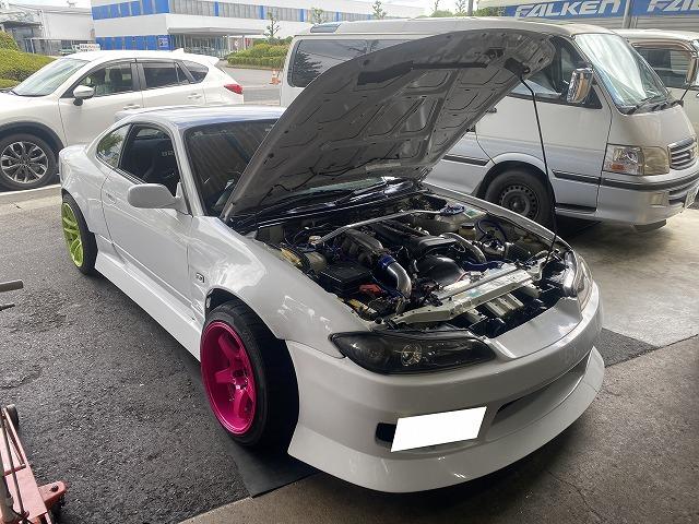 滋賀オートライフハノ 日産「シルビア」(S15)のブースト 滋賀オートライフハノ 日産「シルビア」(S15)のブースト