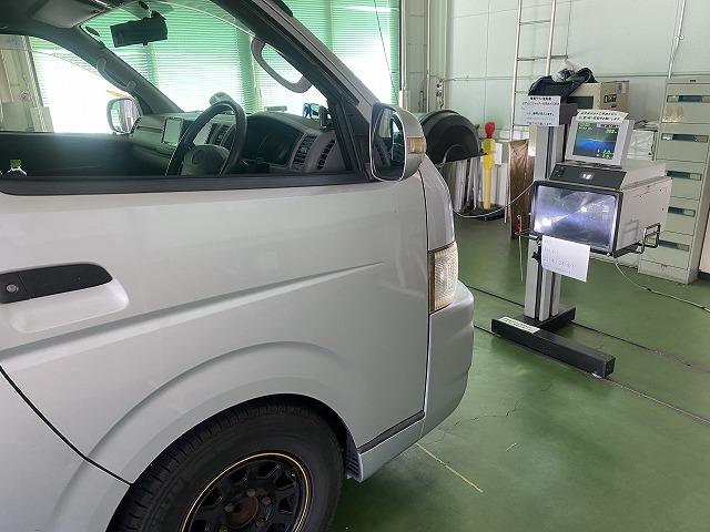 滋賀オートライフハノ　トヨタ「ハイエース」(200系)の車検＆整備とオルタネーター交換