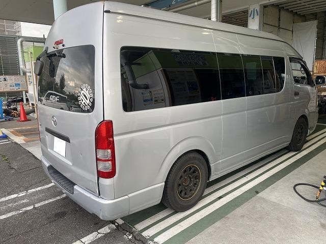 滋賀オートライフハノ　トヨタ「ハイエース」(200系)の車検＆整備とオルタネーター交換