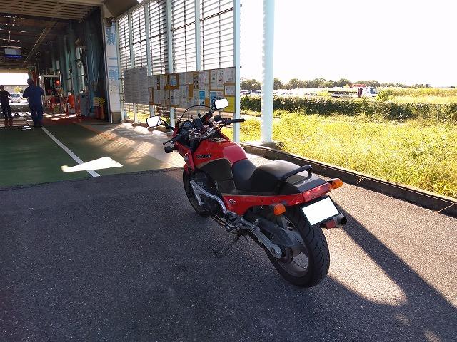 滋賀オートライフハノ　カワサキ「GPZ900Rニンジャ」の車検＆整備とフルード交換