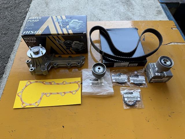 滋賀オートライフハノ　日産「スカイライン GTS-ｔ」(HCR32)の車検＆整備(中古新規)とタイミングベルト交換