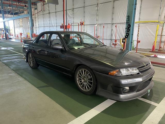 滋賀オートライフハノ　日産「スカイライン GTS-ｔ」(HCR32)の車検＆整備(中古新規)とタイミングベルト交換