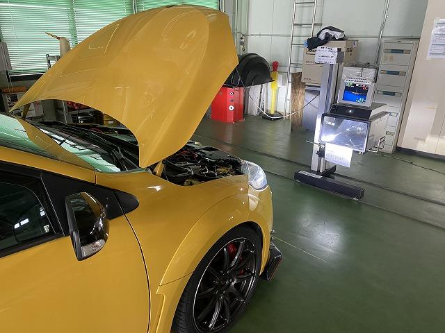 滋賀オートライフハノ　輸入車「ルノー メガーヌ3 RS」の車検＆整備とマフラー交換