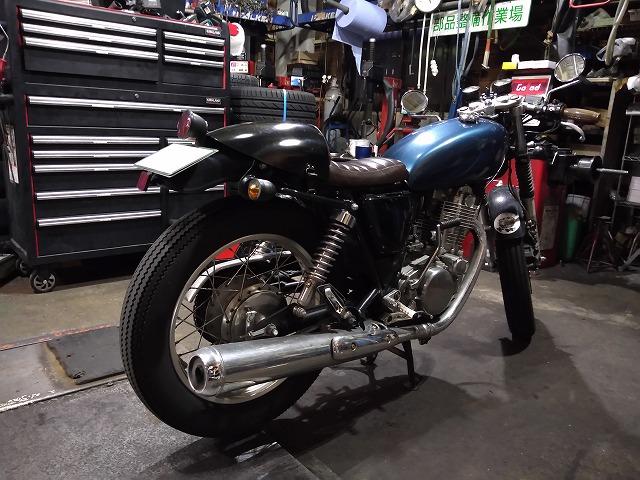 滋賀オートライフハノ　ヤマハ「SR400」の車検＆整備とスピードメーター修理