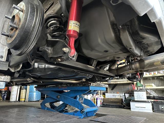 滋賀オートライフハノ　ダイハツ「ミラ イース」(LA300S)の車検＆整備と車高調整