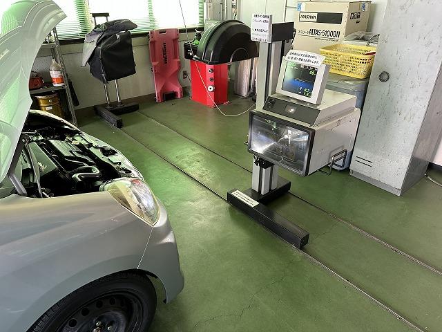 滋賀オートライフハノ　ダイハツ「ミラ イース」(LA300S)の車検＆整備と車高調整