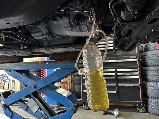 滋賀オートライフハノ 日産「シルビア」(S13)の車検&整備とオイル交換