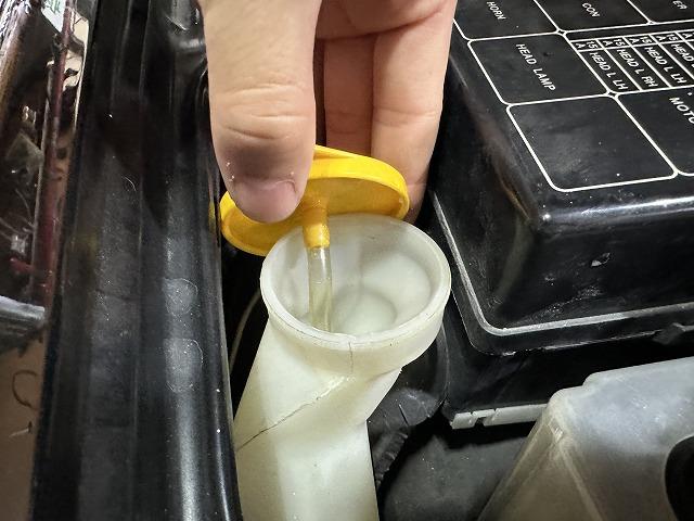 滋賀オートライフハノ 日産「スカイライン 25GT」(ER34)の車検&整備とオイル交換