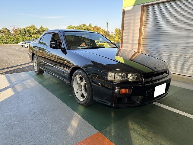 滋賀オートライフハノ 日産「スカイライン 25GT」(ER34)の車検&整備とオイル交換