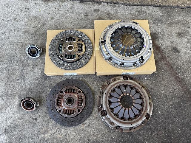 滋賀オートライフハノ　スバル「インプレッサワゴン」(GGA)のクラッチ交換