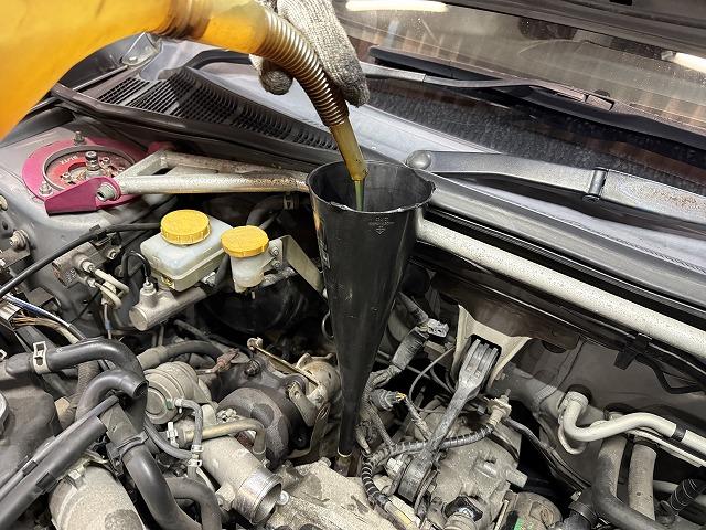 滋賀オートライフハノ　スバル「インプレッサワゴン」(GGA)のクラッチ交換